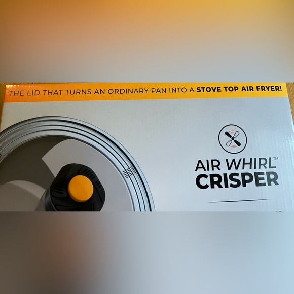 Air Whirl crisper Air Fryer Lid . tempered glass/stainless steel. - Picture 12 of 15